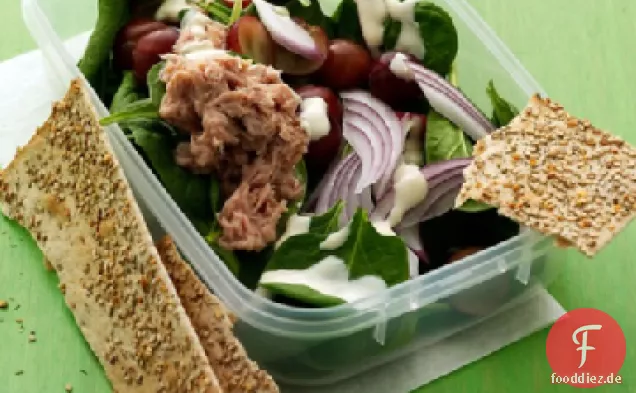 Baby Spinat Salat mit Thunfisch