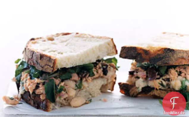 Toskanische Thunfisch-Bohnen-Sandwiches