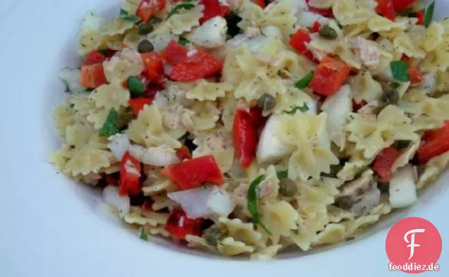 Albacore Thunfisch und Fliege Nudelsalat