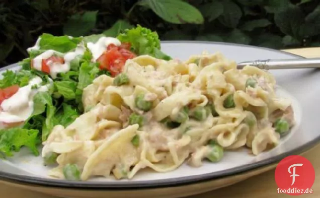 Einfacher Thunfisch-Nudel-Auflauf