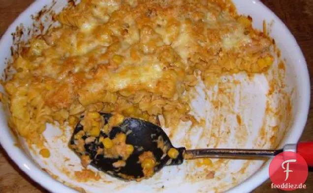 Thunfisch-Mais-Pasta Bake