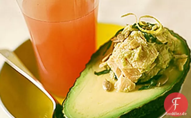 Zitronen-Thunfisch-Avocado-Snack