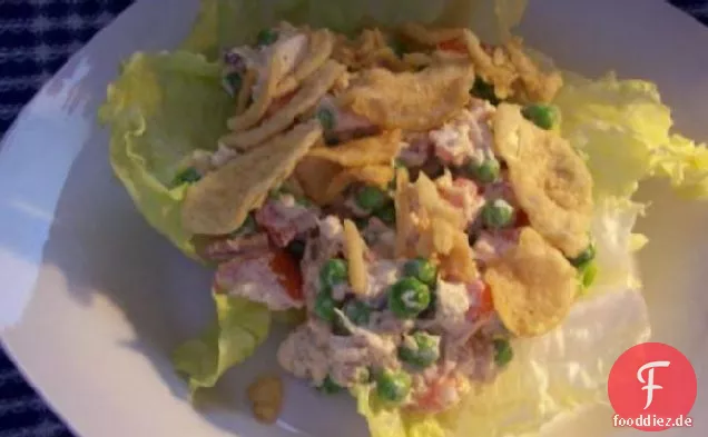 Thunfisch, Speck und Gemüsesalat