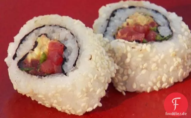 Würzige Thunfischrolle