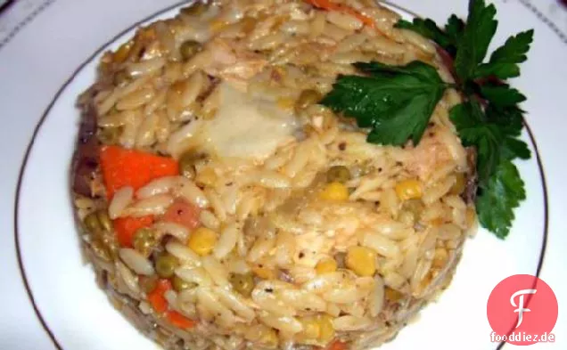 Herd Top Thunfisch Nudel Mit Orzo (Reduziert Fett)