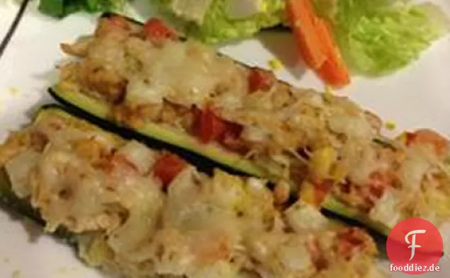 Thunfisch-Gefüllte Zucchini