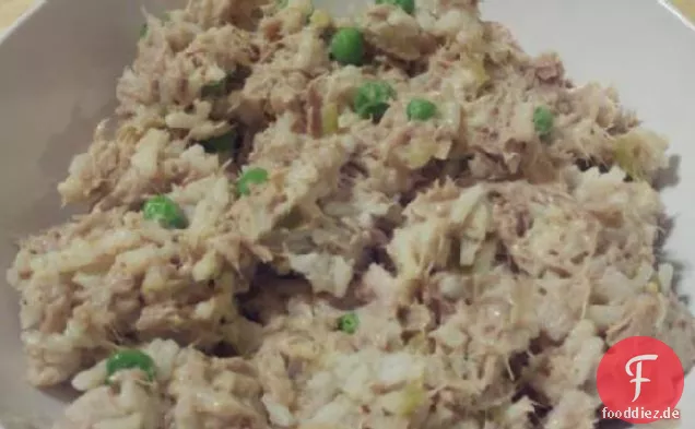 Thunfischsalat mit Reis und Gemüse