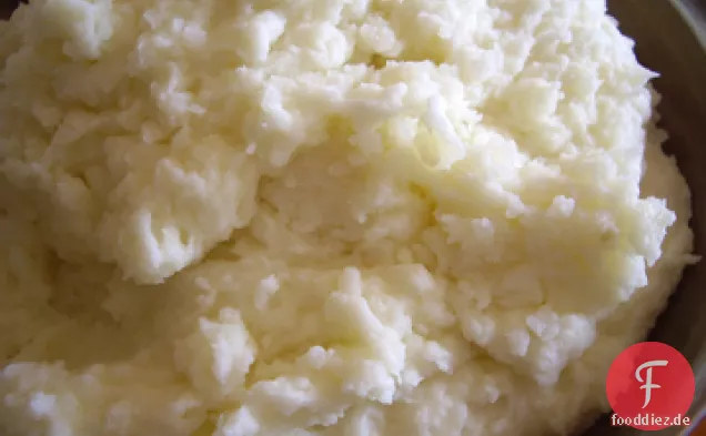 Leichte und seidige Kartoffelpüree
