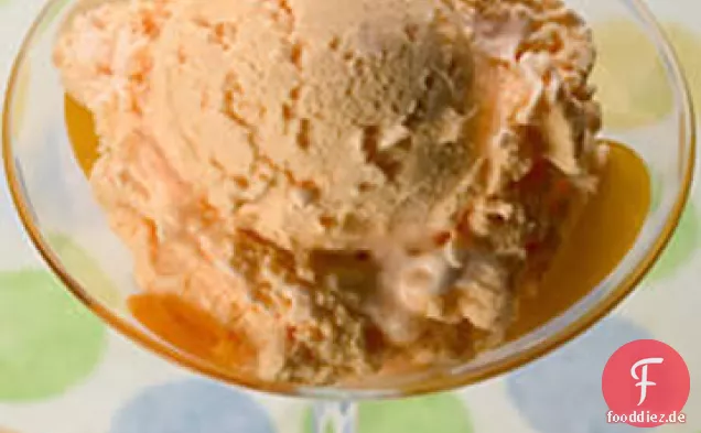 Georgia Pfirsich Hausgemachtes Eis