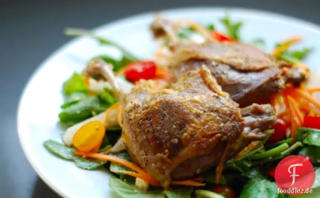 Thai-inspirierte Knusprige Ente & Rucola-Salat
