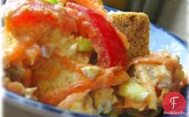 Curry-Tofu-Salat