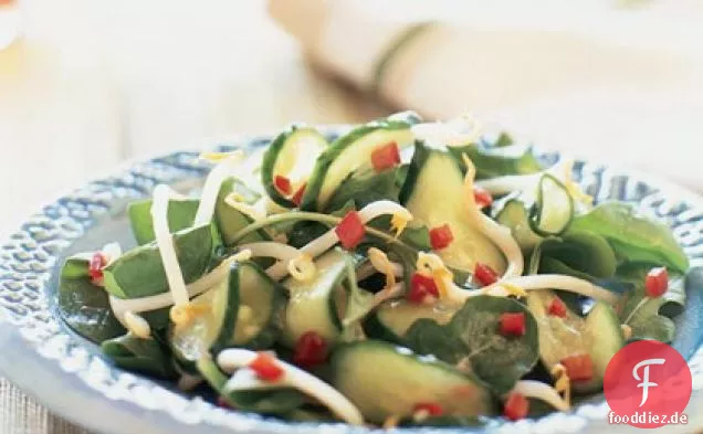 Roter und grüner Melange-Salat