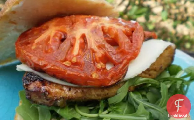 Balsamico-Glasierte Cicken Cabrese Sandwich (Rachael Ray)