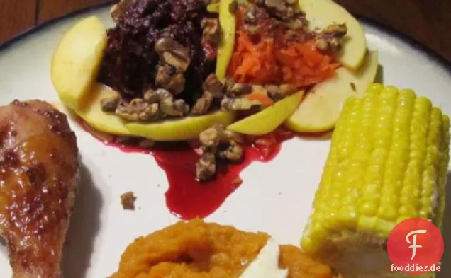 Rüben-Karotten-Apfel-Salat