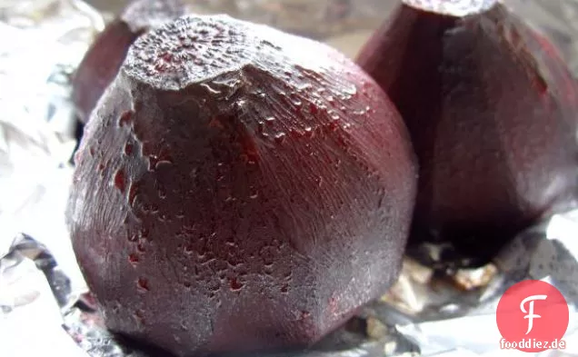 Geröstete Rüben und sautierte Rübengrüns