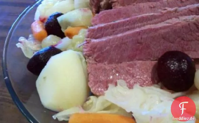 Ultimate Corned Beef Brisket Mit Wurzel-Gemüse -