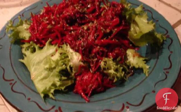Rüben-Rosinensalat