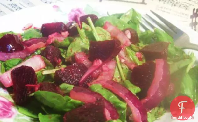 Spinatsalat mit Rüben