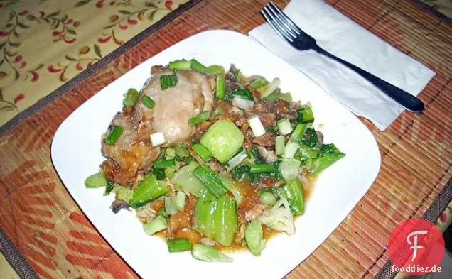 Köstliche Moo Goo Gai Pan