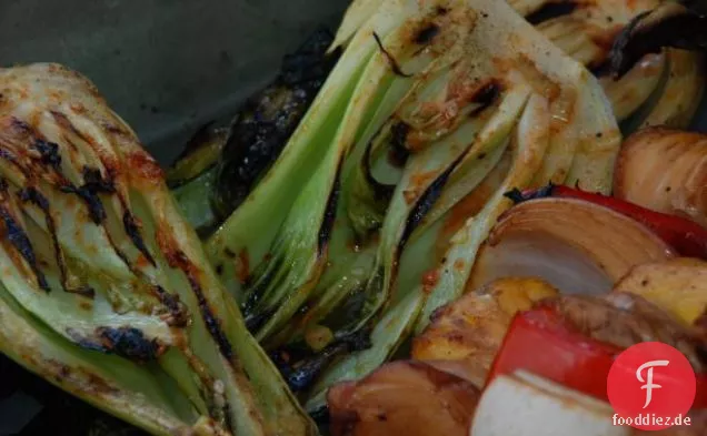 Gegrillter Baby Bok Choy