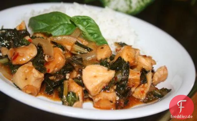 Sweet Chili-glasierter Tofu mit Bok Choy - Amerikas Testküche