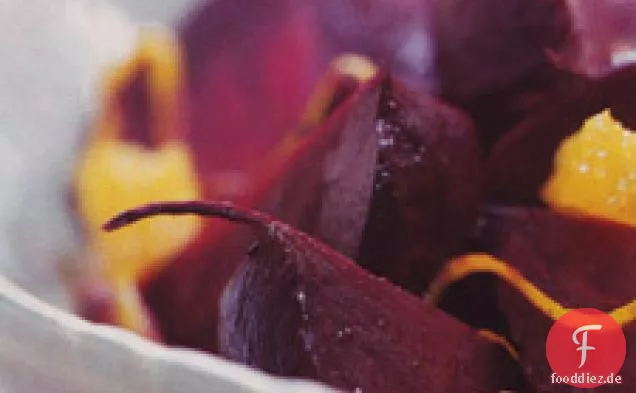 Geröstete Rüben mit Orange und Ingwer