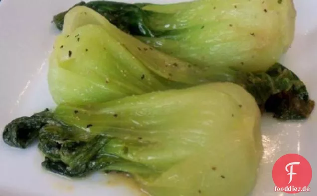 Baby Bok Choy Mit Knoblauch