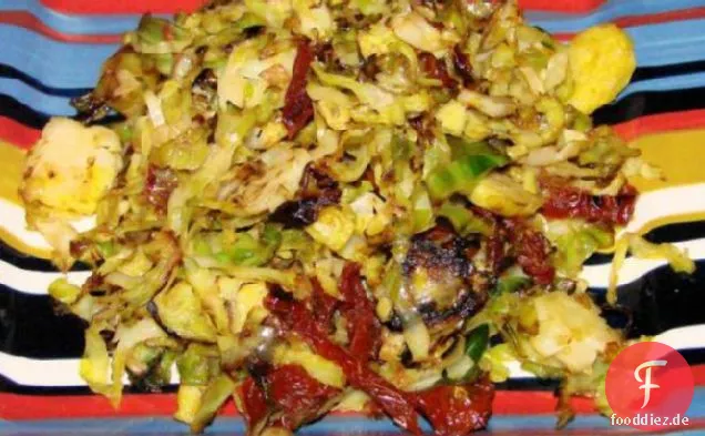 Hervorragende gebratene Rosenkohl