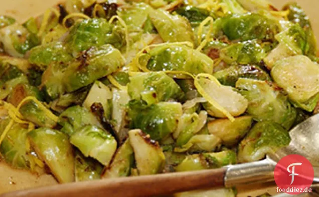 Rosenkohl mit warmer Zitronenvinaigrette