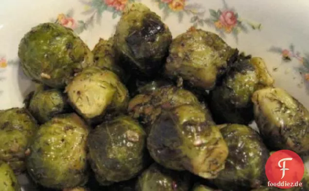 Gerösteter Rosenkohl Mit Dill