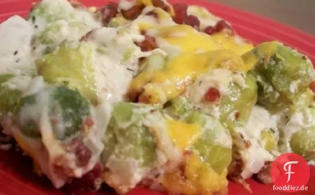 Cheesy Speck Rosenkohl
