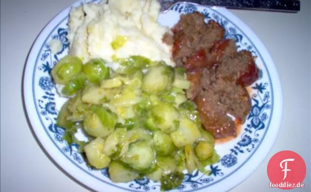 Rosenkohl Mit Knoblauch und Zitrone