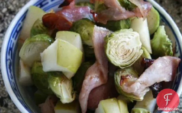 Rosenkohl Mit Speck und Apfel