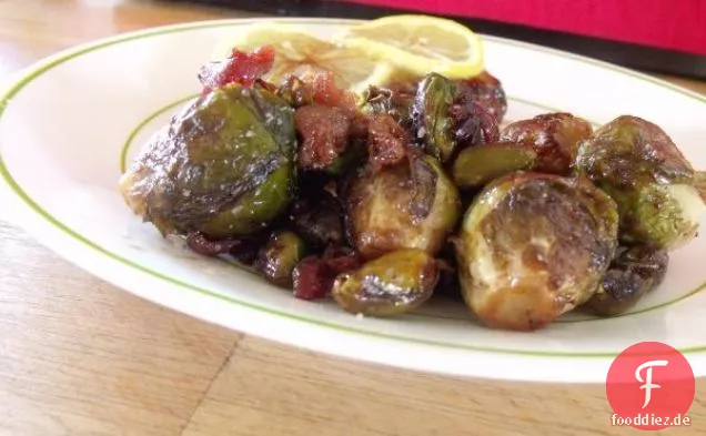 Herzhafter Rosenkohl mit geräucherter Wurst