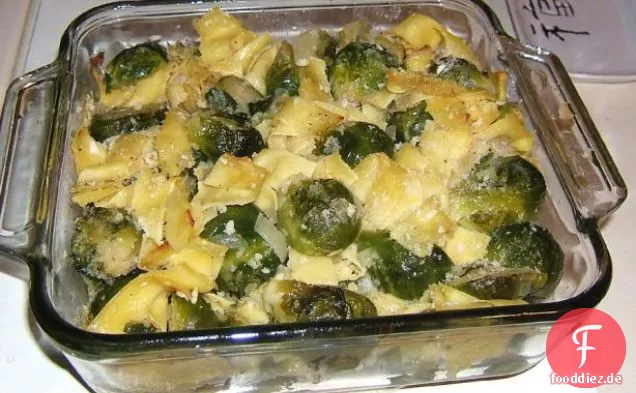 Rosenkohl mit Eiernudeln