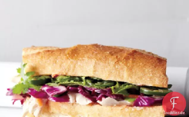 Asiatisches Hühnchen-Sandwich