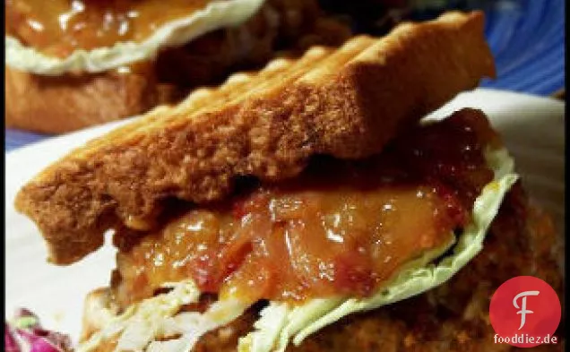 Carolina Pulled Pork inspirierte Hamburger
