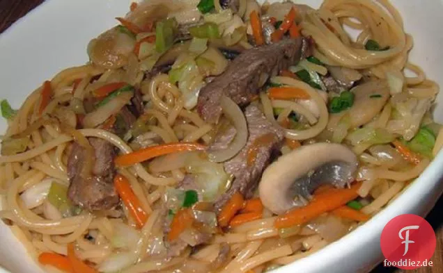Steak, Lo Mein