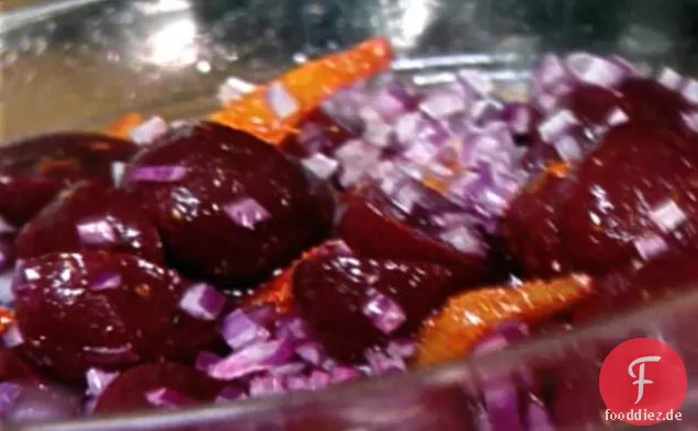 Rüben mit Orangenvinaigrette