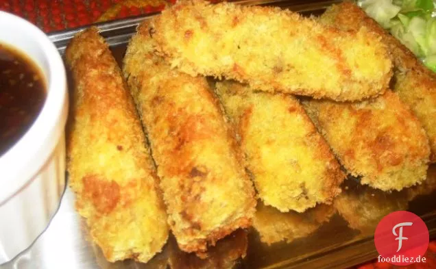 Korreke mit Tonkatsu Sauce (Japanische Kartoffelkroketten mit Eas
