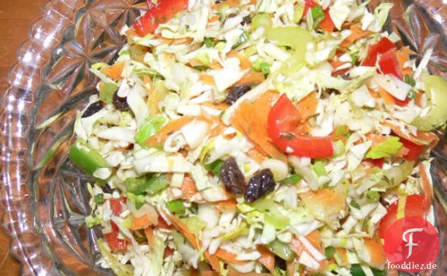 Lila Kohl und Karotten Saute (Low Carb)