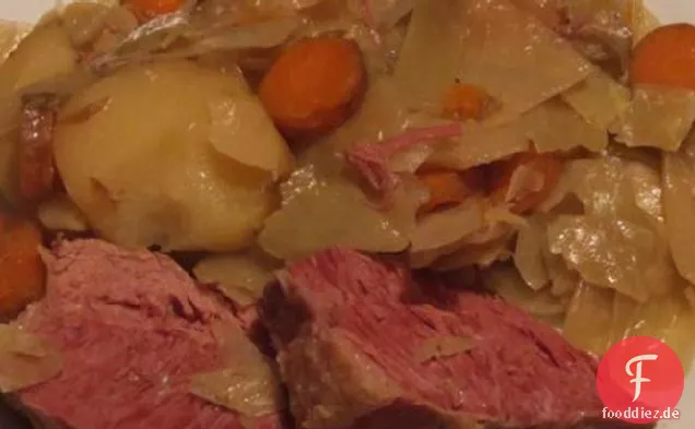 Corned Beef und Kohl - Crock Pot