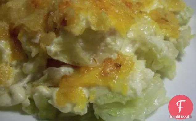 Kohl-Kartoffel-Chip-Auflauf