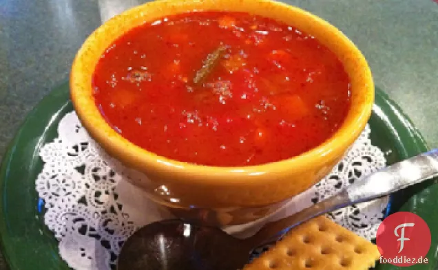 Altmodische Krabbensuppe