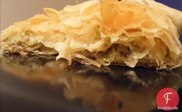Buttrige Äpfel und Kohl