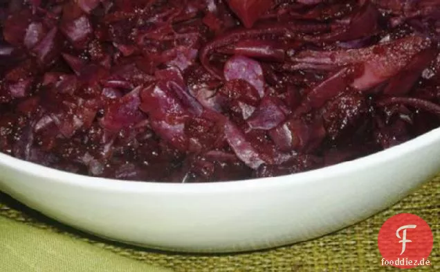Rotkohl Mit Äpfeln und Gewürzen - Crock Pot