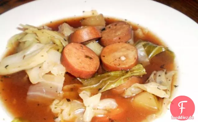 Crock Pot Kohl Abendessen