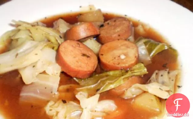 Wurst- und Kohleintopf (Crock Pot)