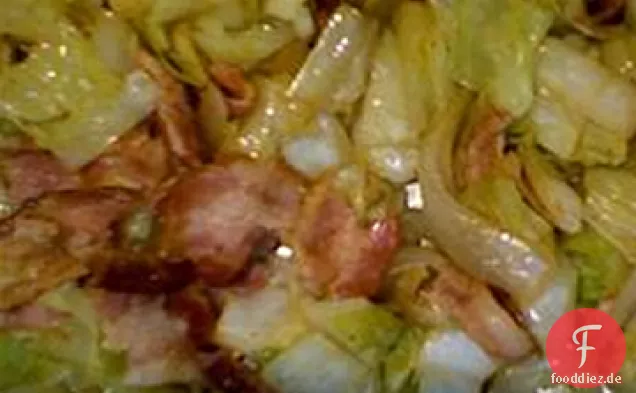 Speck Kohl rühren-Braten