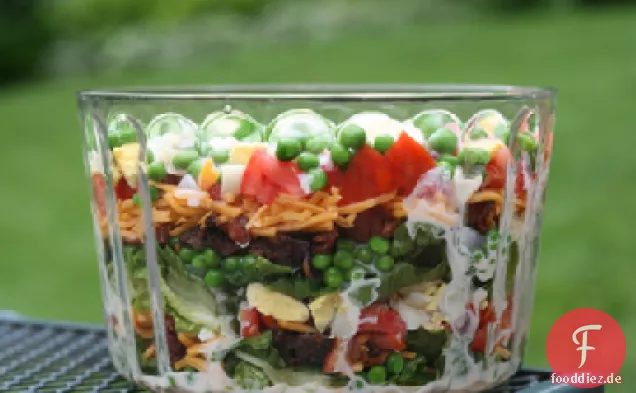 Mexikanischer Sieben-Schicht-Salat
